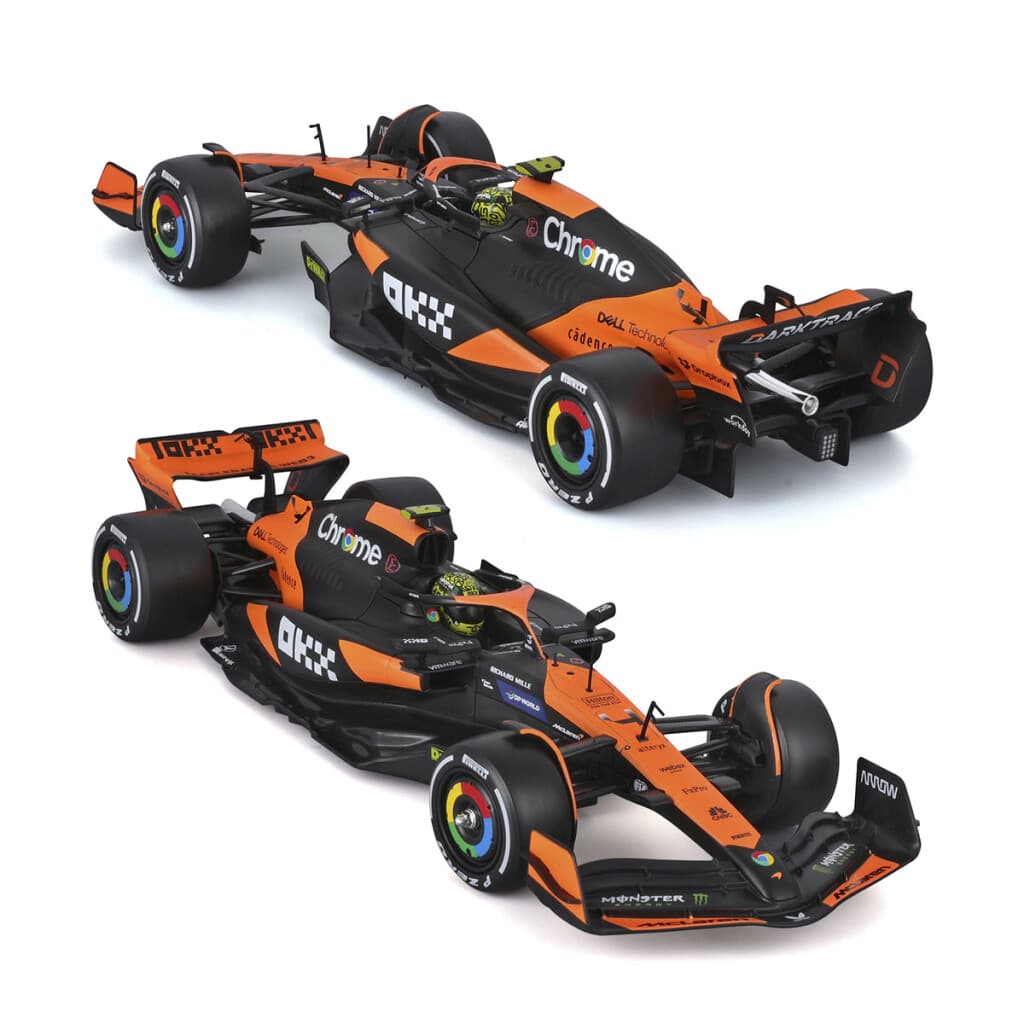 Auto Bburago Formula 1 McLaren con Exhibidor Escala 1:24 - Lando Norris - 3