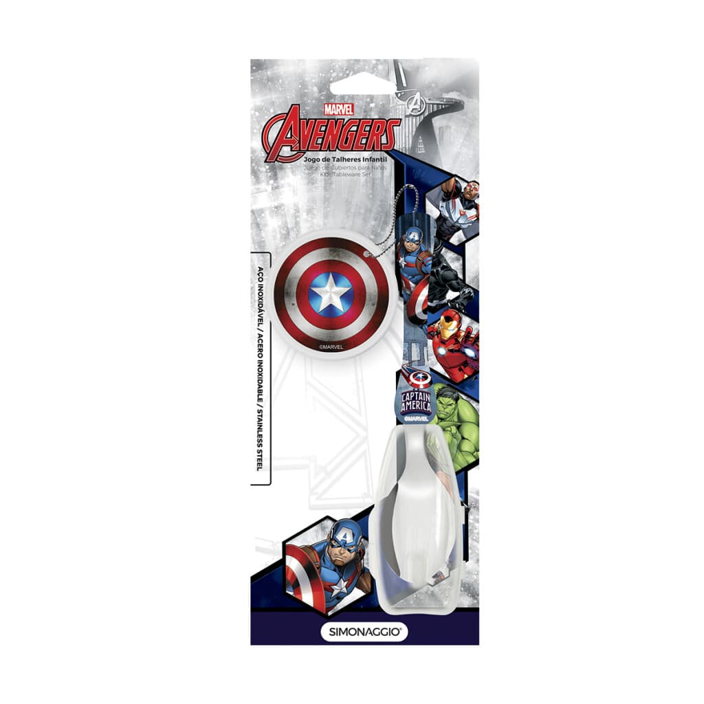 Cuchara con Funda Simonaggio 18 cm - Capitán América - 1