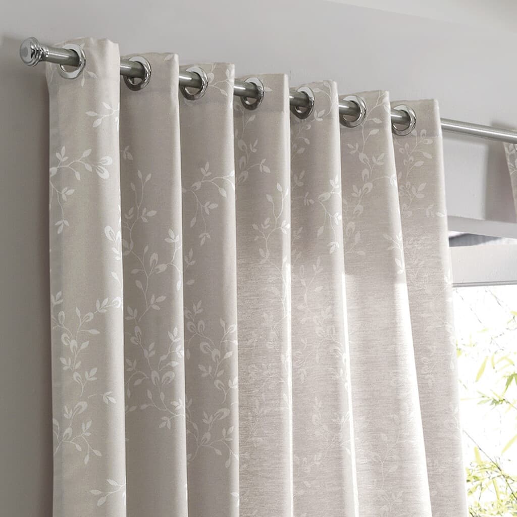 Pack x 2 Cortina Dohler Vivian 180 x 200 cm - BEIGE - 2