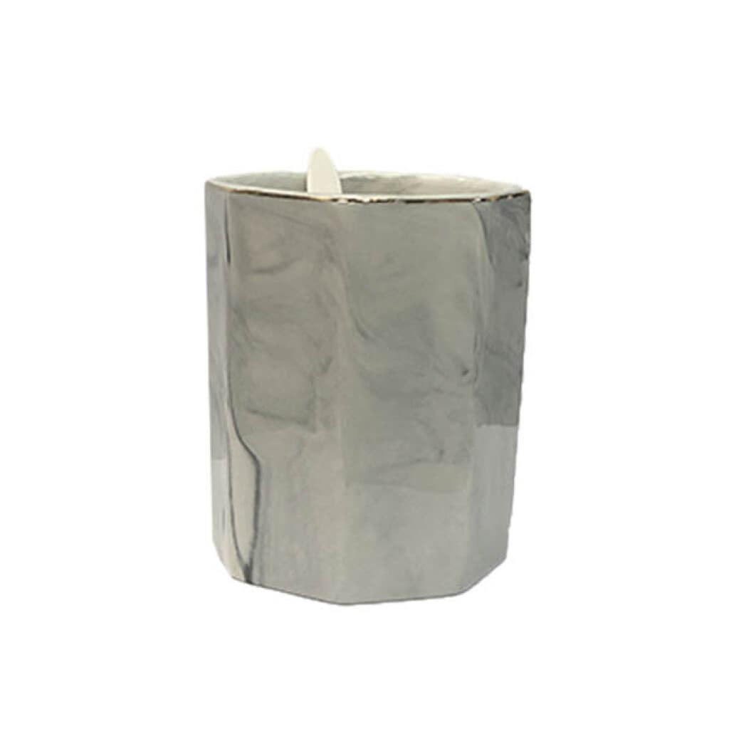 Vela Aromática Mármol - Varios Colores - GRIS