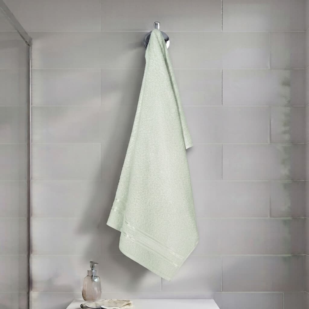 Toalla Mano Dohler Dueto 50 x 70 cm 100% Algodón - VERDE CLARO - 1