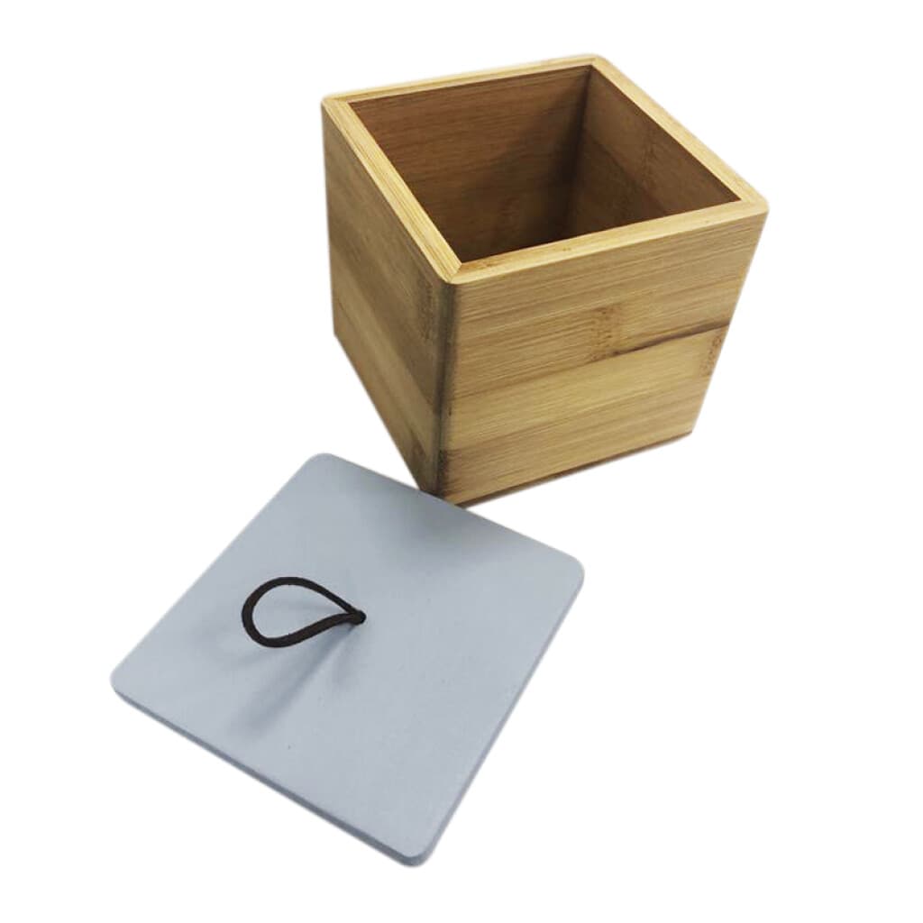 Caja de Té Bambú Color Surtido 10 x 10 x 9 cm - 2