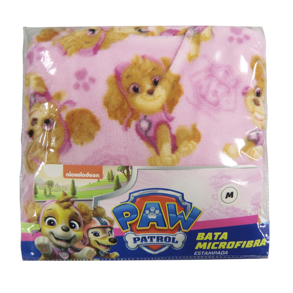 Bata de Cama Infantil Microfibra Talle P al G - Paw Patrol - M - 1