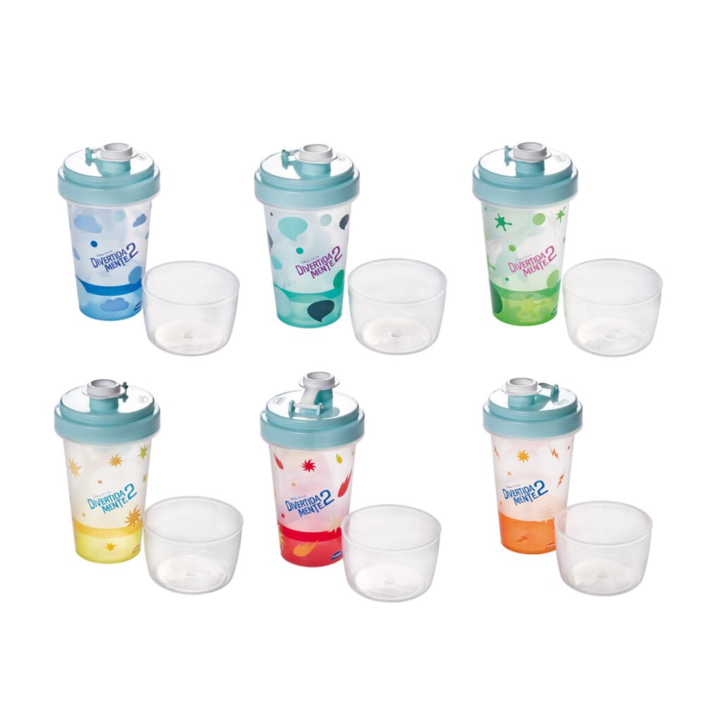 Vaso Milk Shake con Tapa Intensamente Diseño Surtido 320 ml - 2