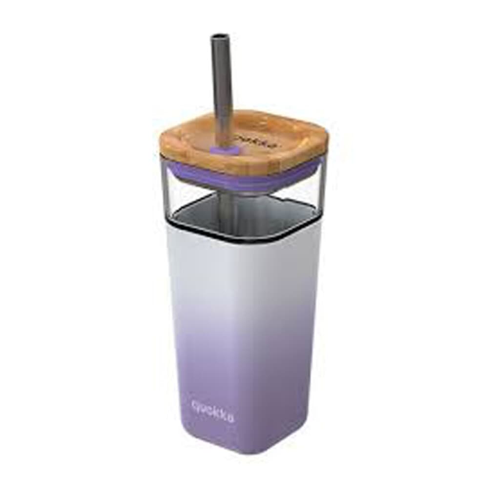 Vaso de Cristal Quokka Liquid Cube - LILA - 3