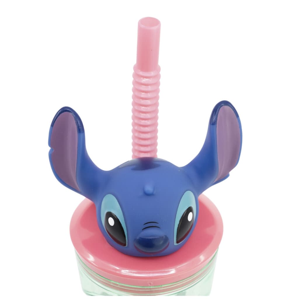 Vaso Alto con Forma 3D Stitch 18 cm 360ml - 4