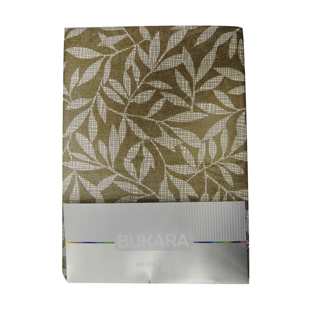 Mantel Bukara Peva Redondo 160 cm - HOJAS BEIGE - 1