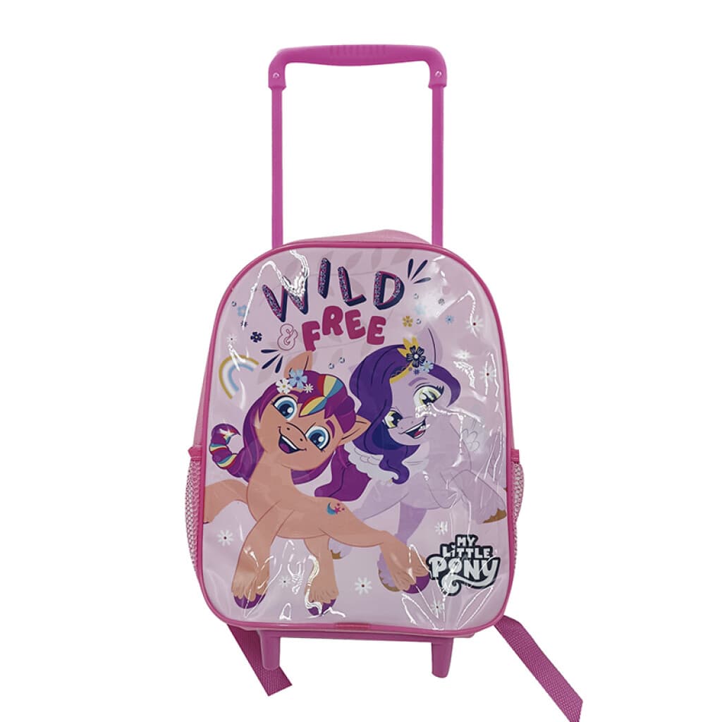 Mochila Infantil My Little Pony con Carro 30 x 24 cm - ROSA
