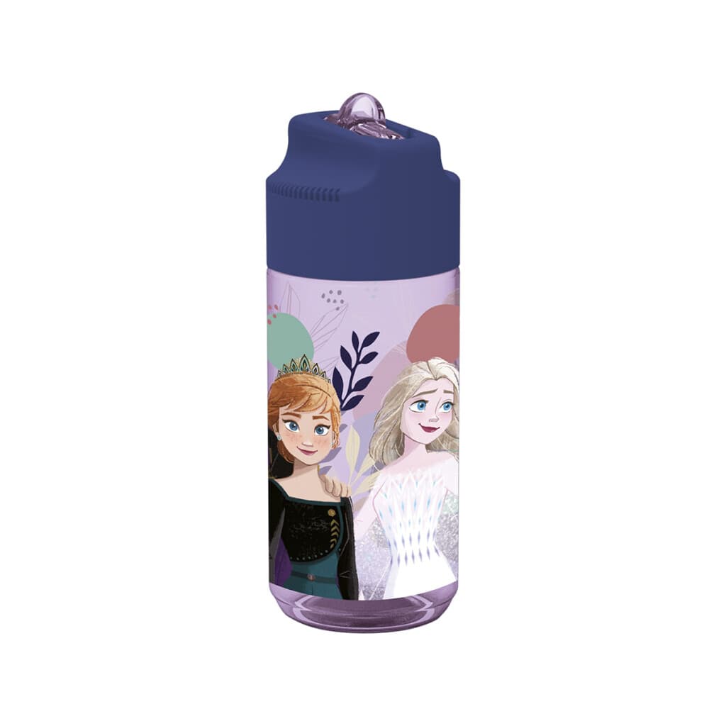 Botella Tritán Frozen 430 ml con Pajita - FROZEN - 1