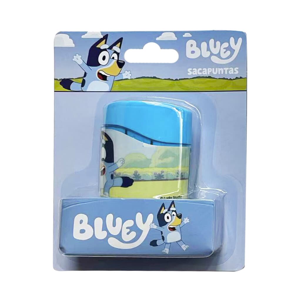 Sacapuntas Bluey con Deposito y 2 Agujeros