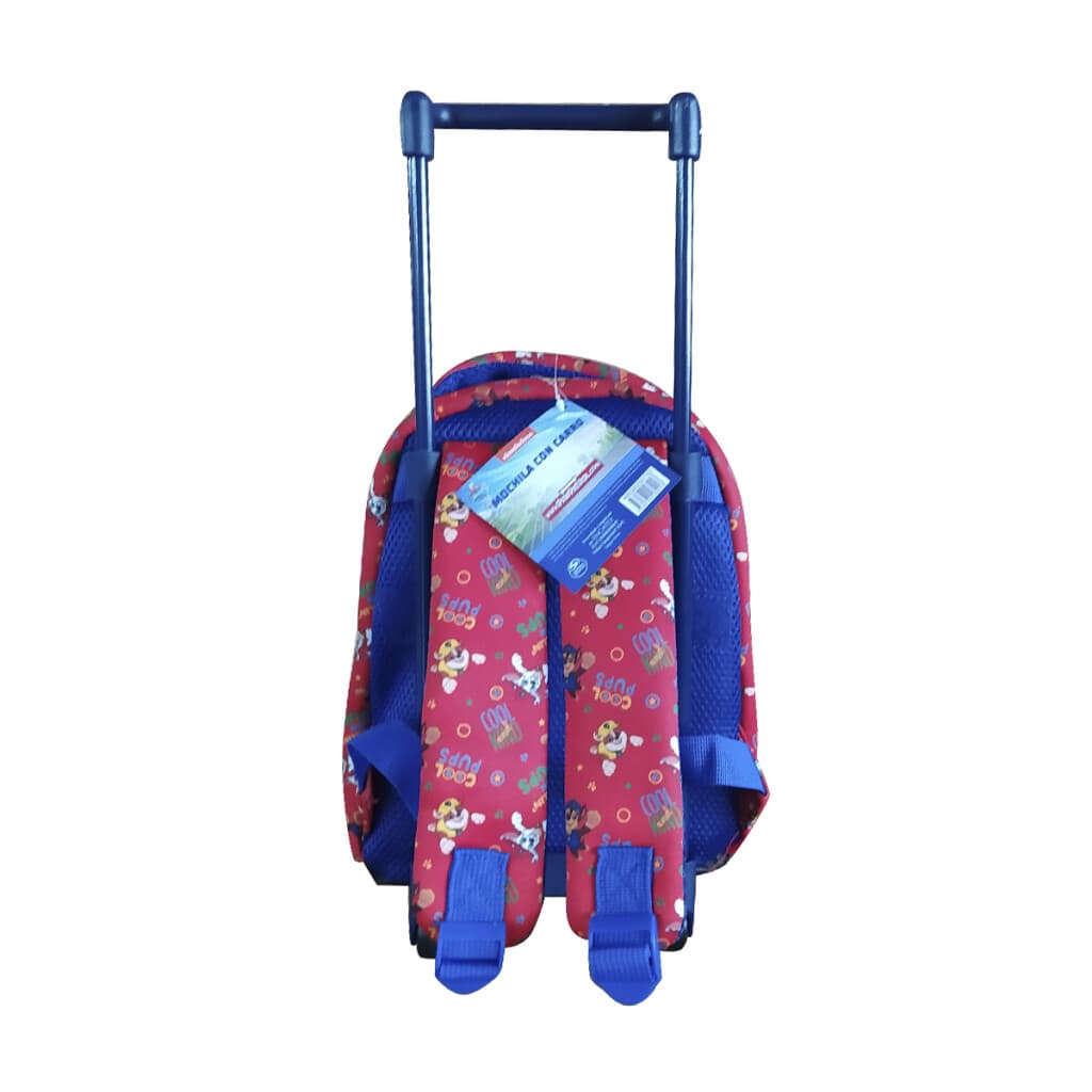 Mochila Infantil Paw Patrol con Carro Neopreno Chica 27 x 21 cm - Paw Patrol - 4