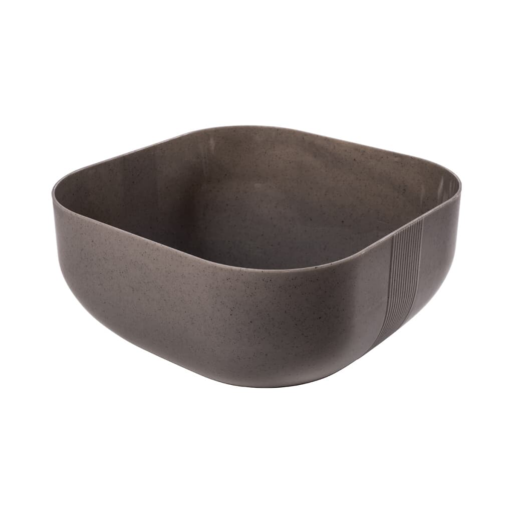 Ensaladera Plástica Gourmet Cuadrada 5,5 Lts - GRIS - 1