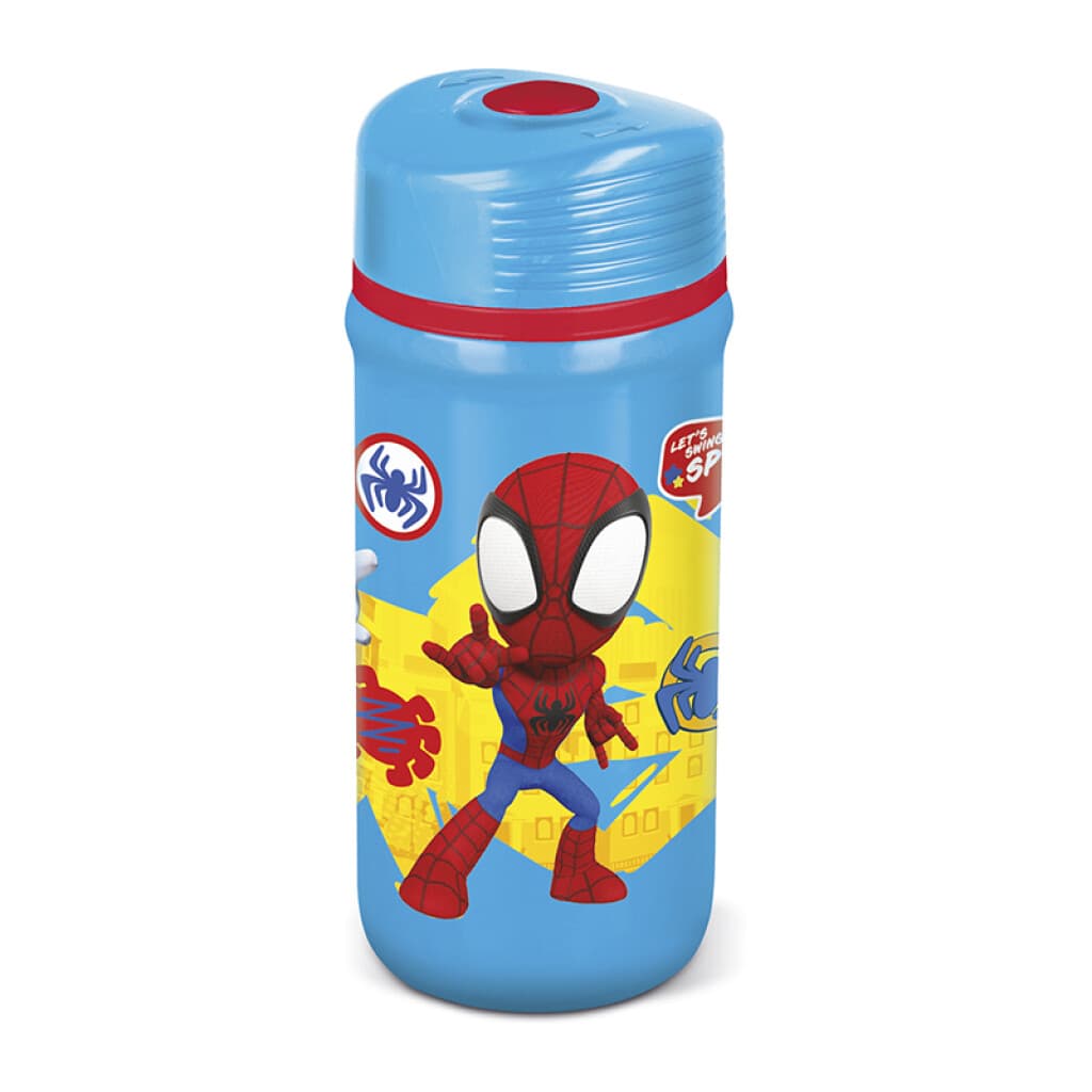 Botella Plástica Spiderman Twister 390 ml - AZUL - 1