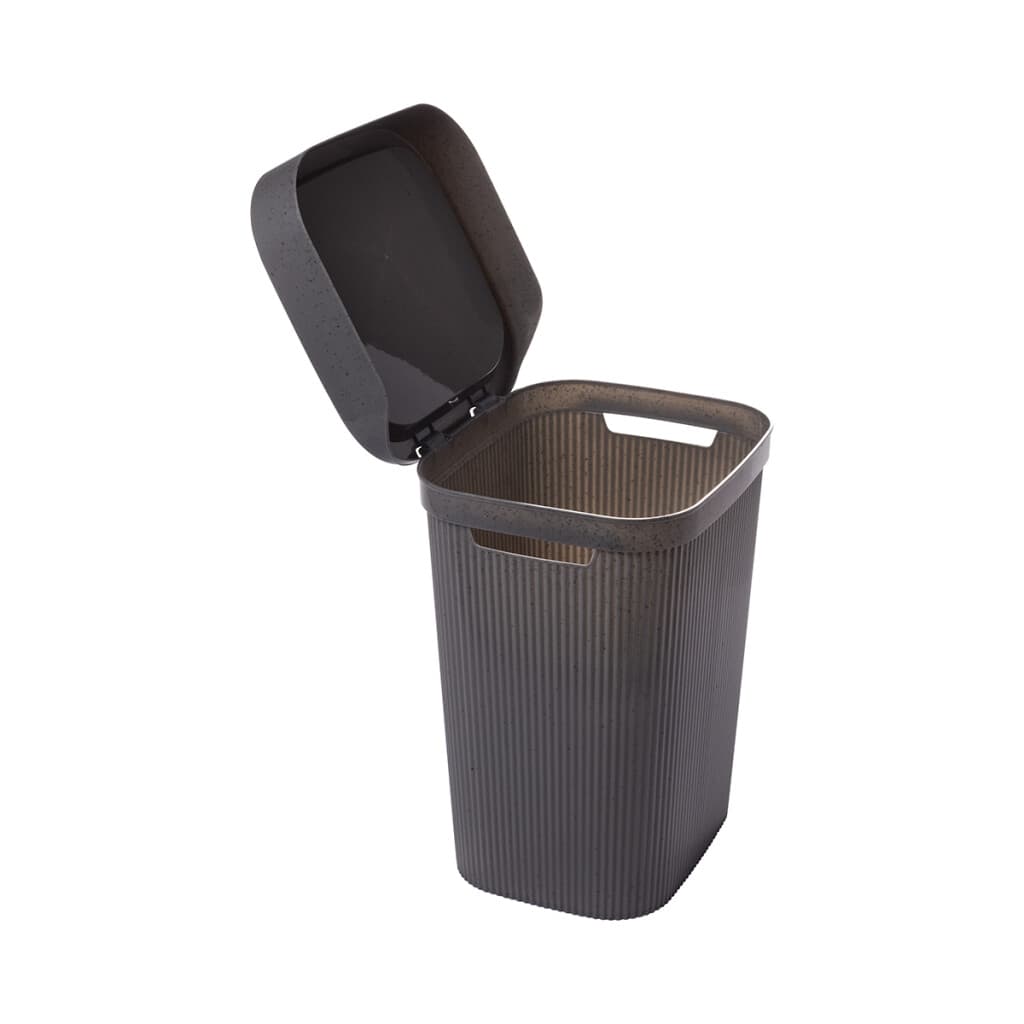 Basurero de Plástico con Relieve 4,5 L - GRIS - 2