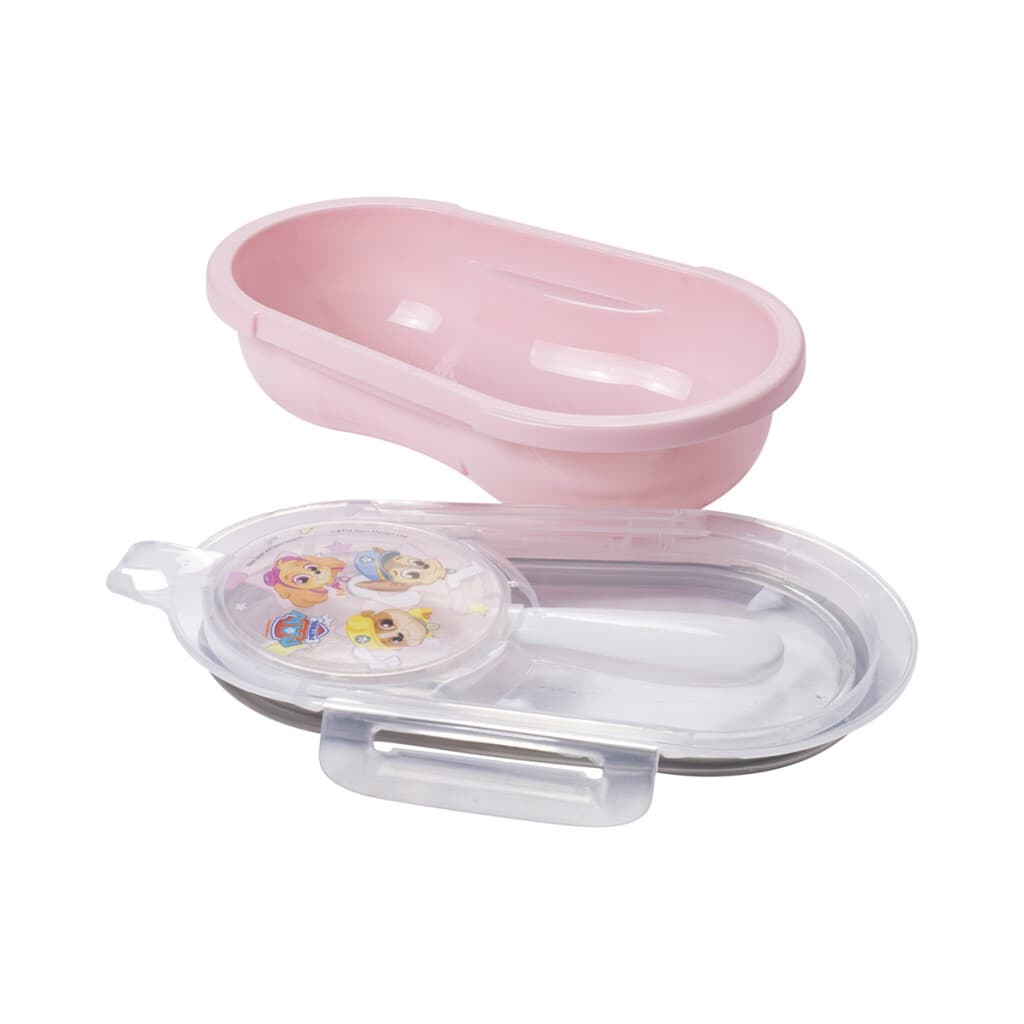 Recipiente para Bebés con Cuchara Paw Patrol Rosado 320 ml - 2