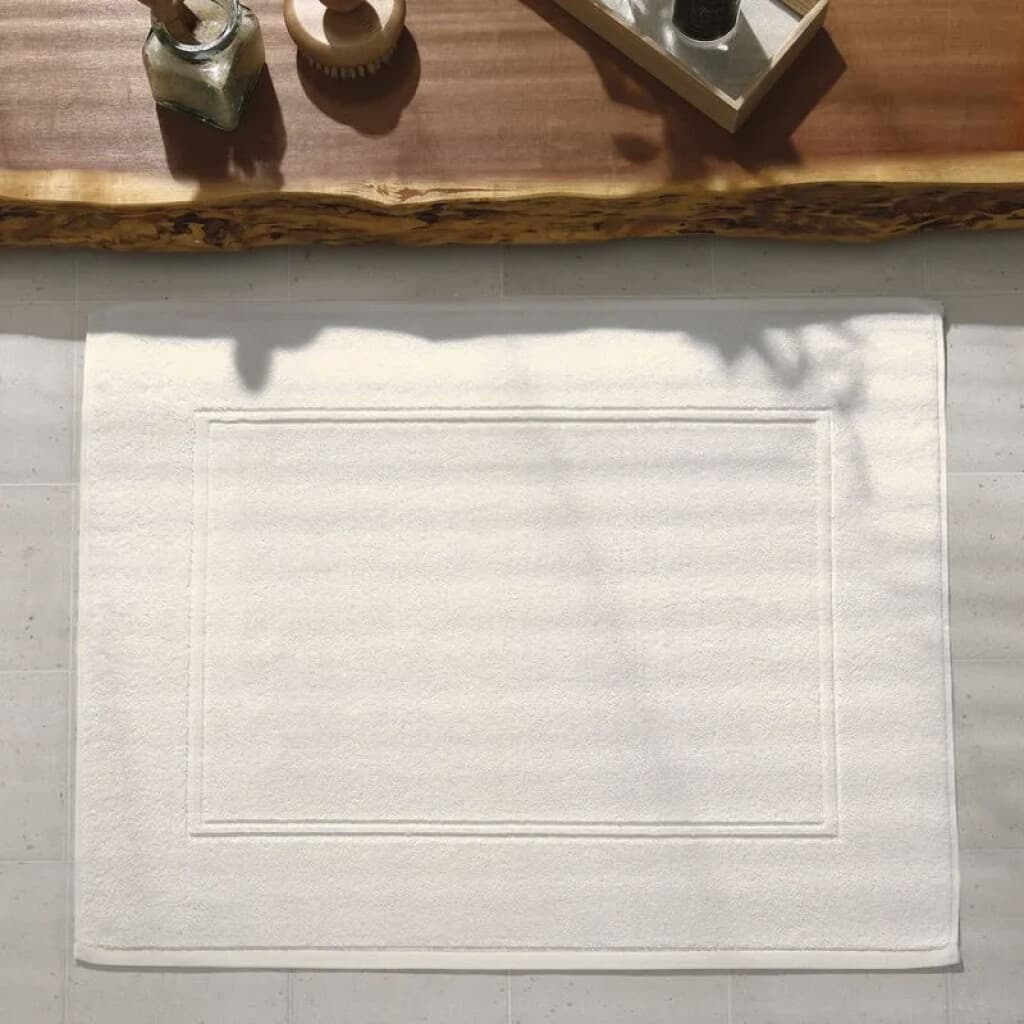 Toalla Piso Florencia Dohler 100% Algodón 50 x 70 cm - CREMA - 1