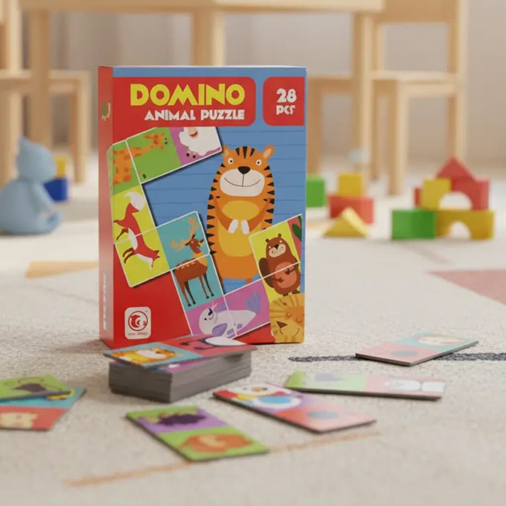 Domino con Fichas de Animales 20 Piezas - 2