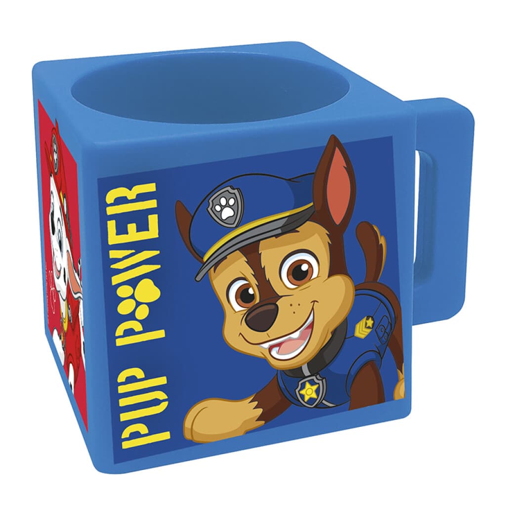 Taza Cuadrada Paw Patrol 290 ml para Microondas - 1