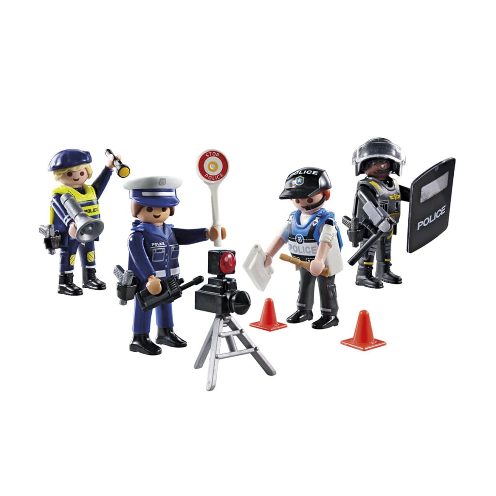Set x 4 Figuras de Policías Playmobil 35 Piezas - 3