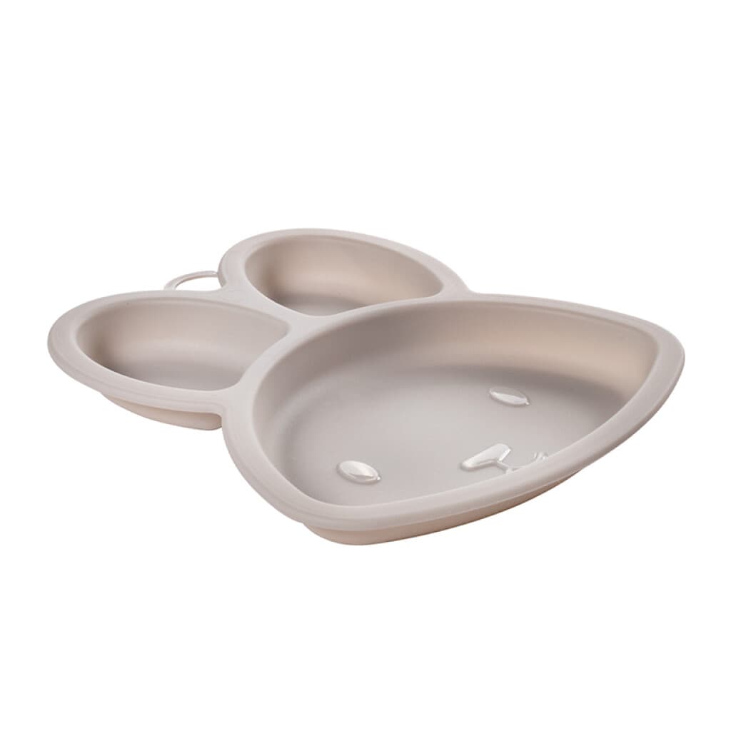 Plato Plástico con Forma 3D para Bebé 268 ml - Conejo - 1