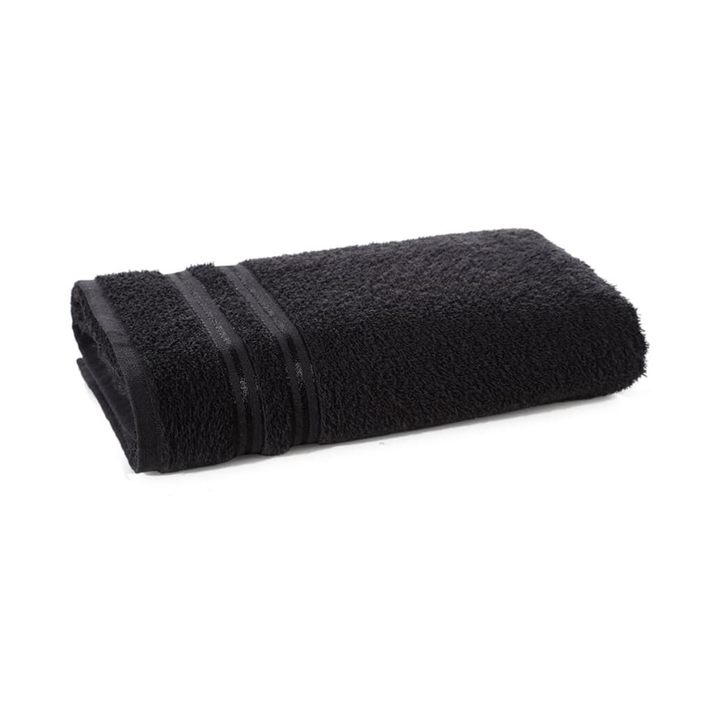 Toalla Baño Dohler Dueto 65 x 130 cm 100% Algodón - NEGRO - 2