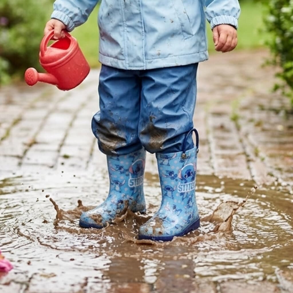 Botas de Lluvia Infantiles Stitch Talle 24 al 30 - Talle 25 - 4