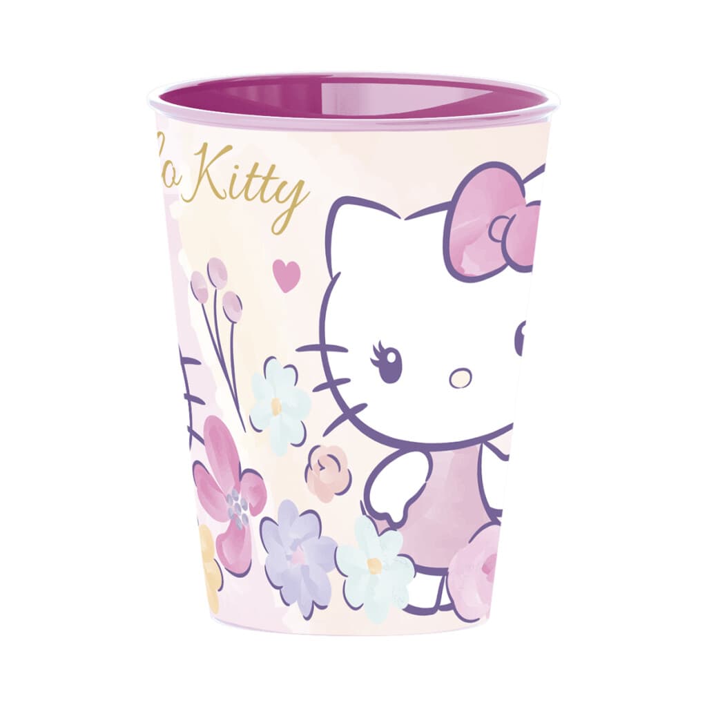 Vaso Plástico Hello Kitty 260 ml - 1