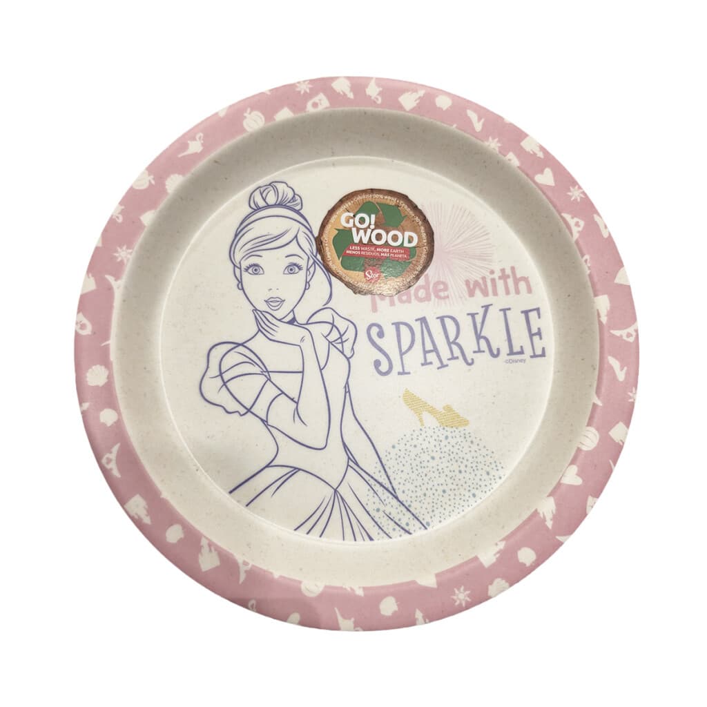 Plato con Fibra de Bambú Princesas - 1