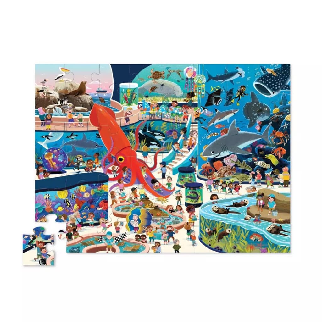 Puzzle Crocodile Creek 60 Piezas 48 x 33 cm - ACUARIO - 2
