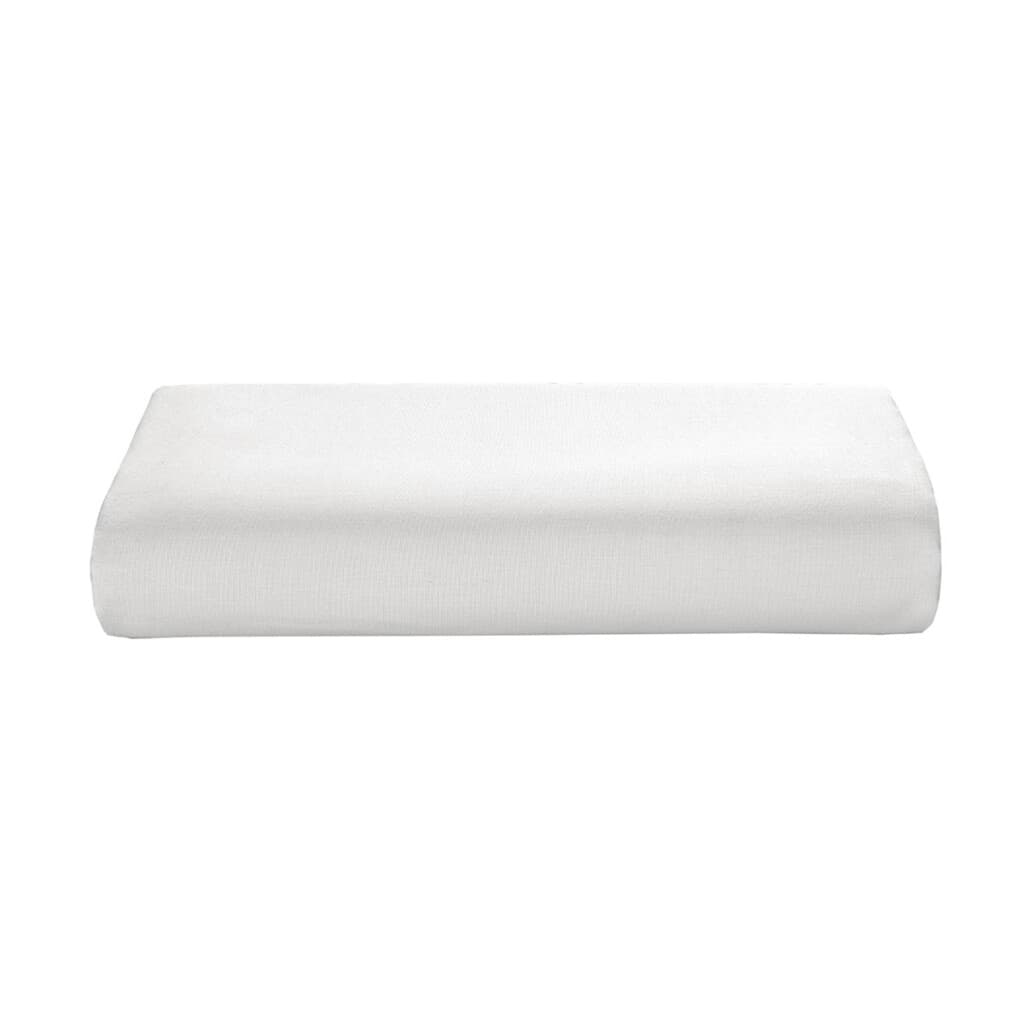 Sábana Ajustable 1 Plaza 130 Hilos Dohler 100% Algodón - BLANCO - 2