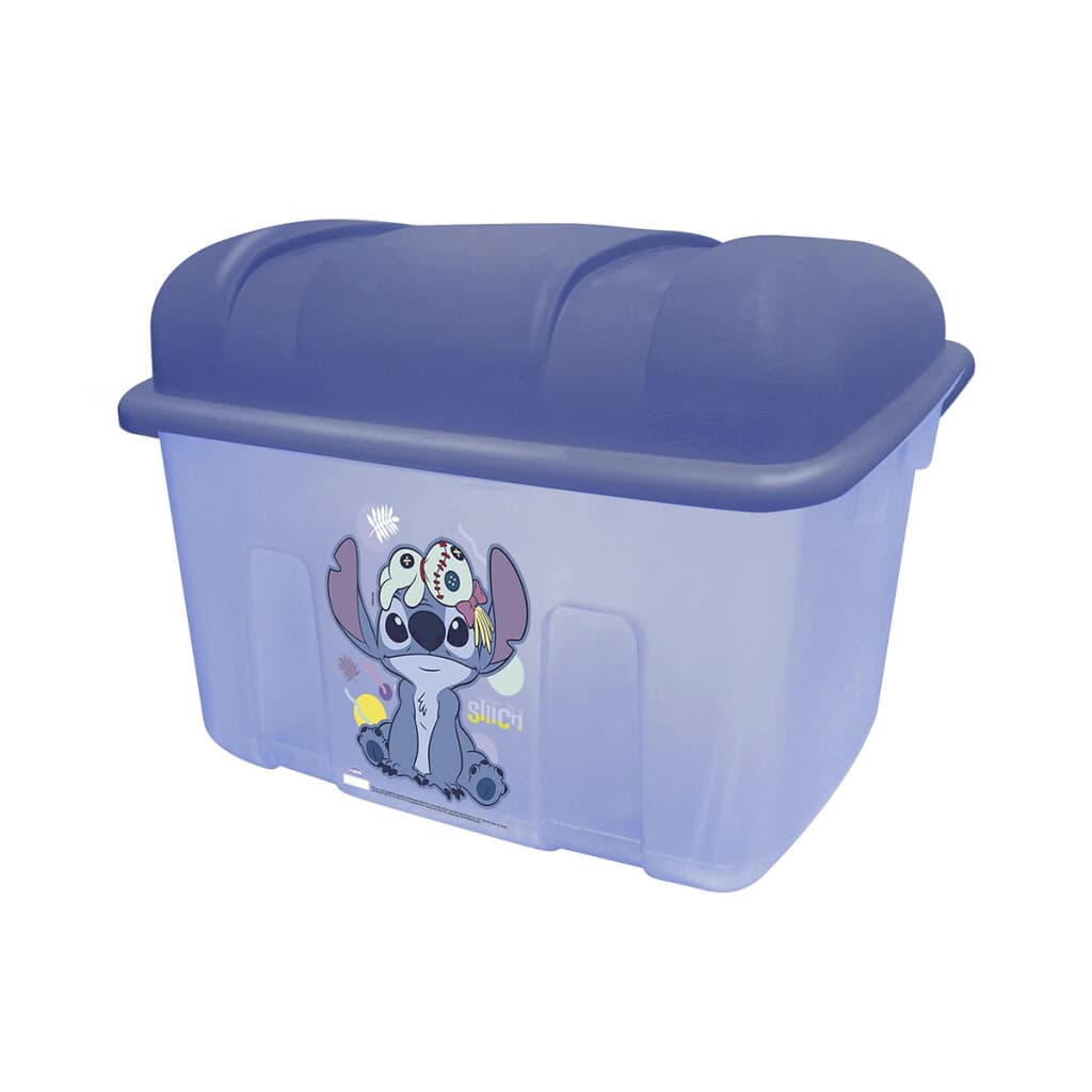 Caja Organizadora Tipo Baúl Stitch 46L Plástica - 1