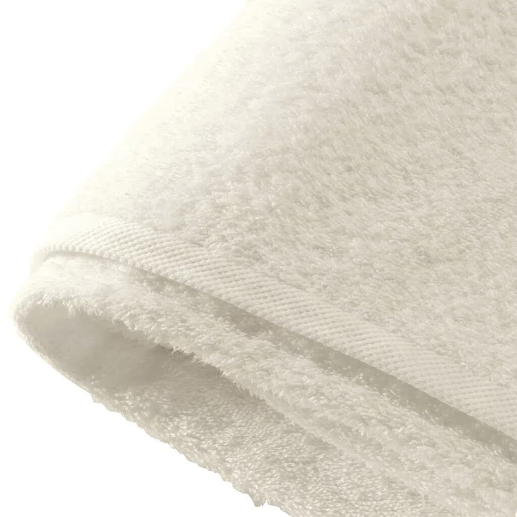 Toalla de Mano Florencia Dohler 100% Algodón 50 x 90 cm - CREMA - 3