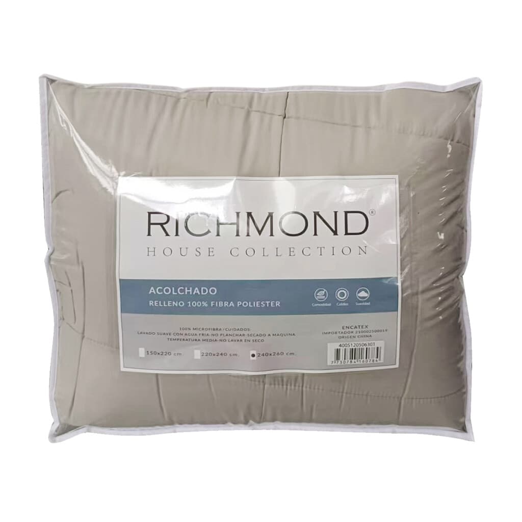 Acolchado King Plus Richmond House 240 x 260 cm - BEIGE - 2