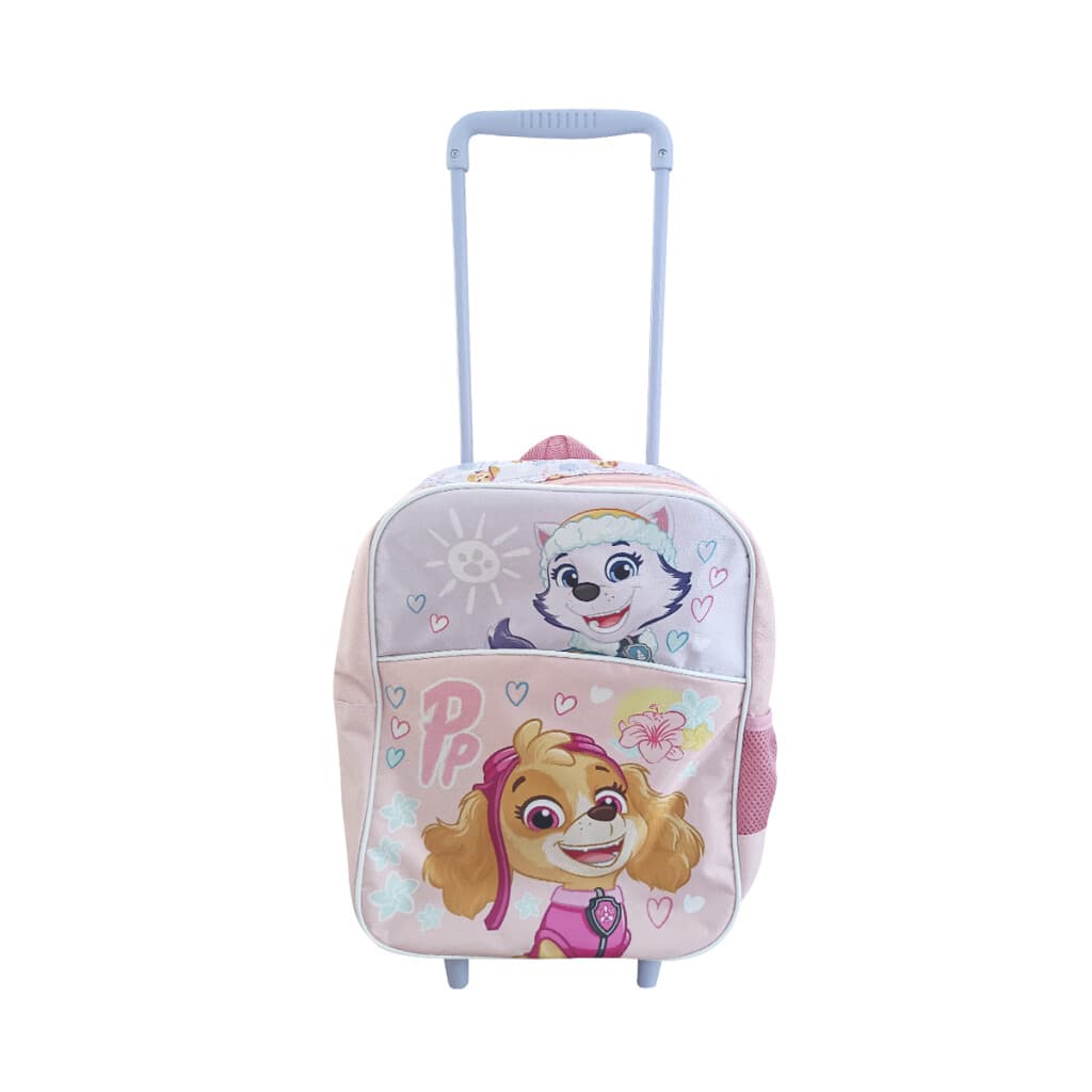 Mochila infantil Paw Patrol con Carro Tafeta Chica 35 x 26 cm - CORAL - 2