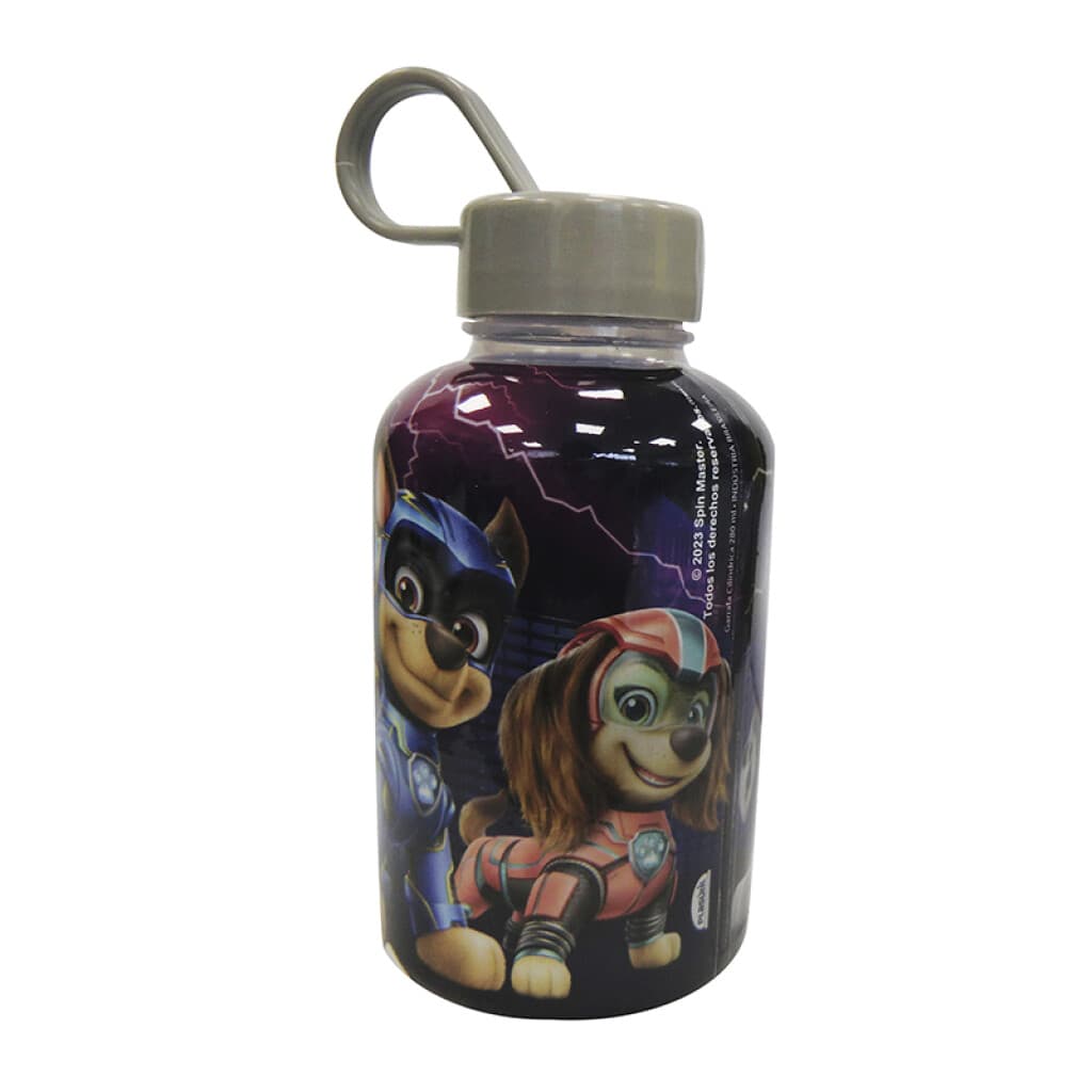 Botella Plástica Paw Patrol 280ml con Agarre - The Mighty Movie - 4