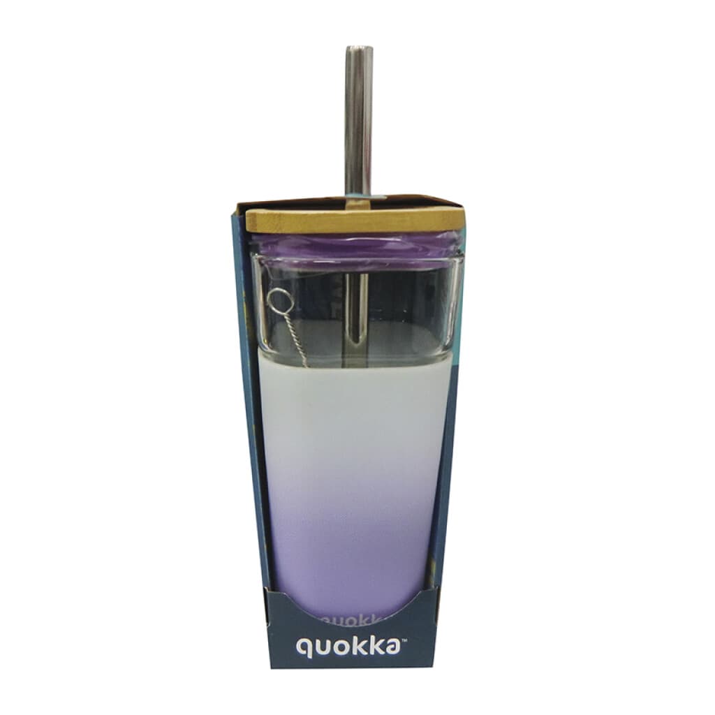 Vaso de Cristal Quokka Liquid Cube - LILA - 1