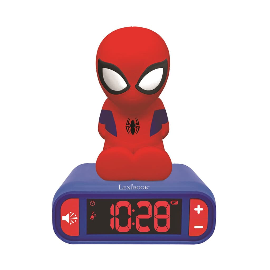 Reloj Despertador Digital 3D Lexibook - Spiderman - 3
