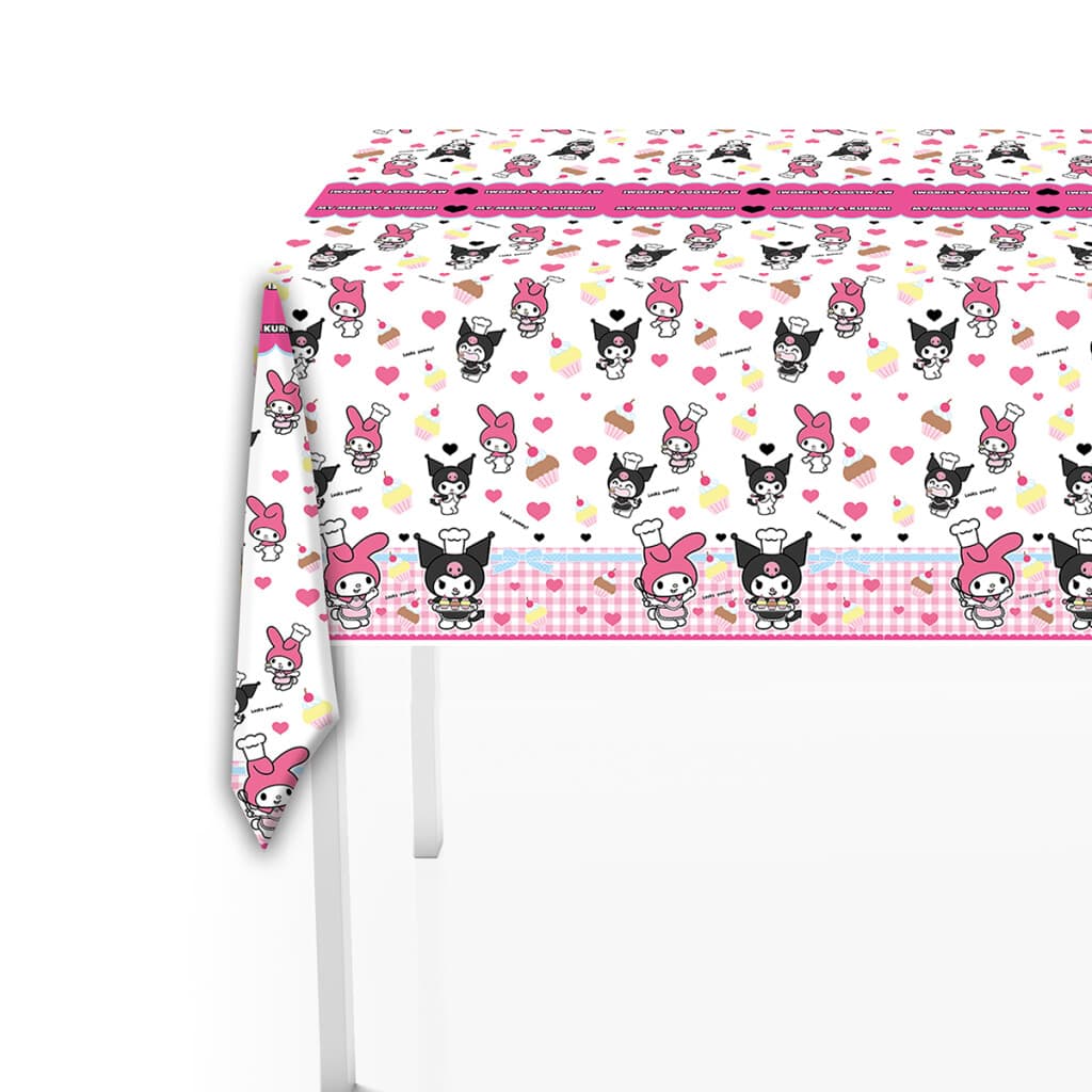 Cotillón Mantel Rectangular Kuromi - 2
