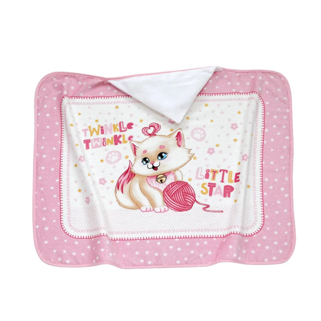 Toalla Con Capucha Bebé Döhler Velour 90 x 70 cm - GATITA BABY - 2