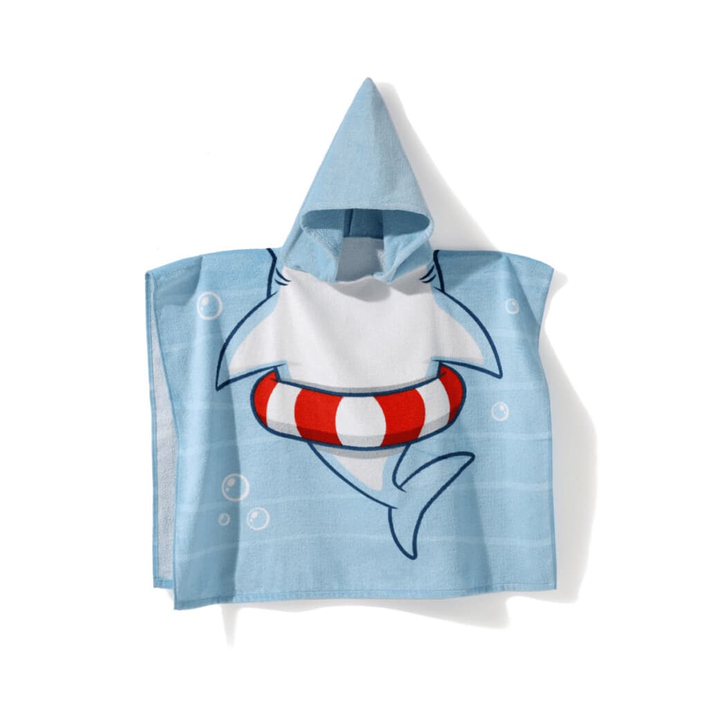 Bata Poncho Dohler 70 x 115 cm - Tiburón - 2