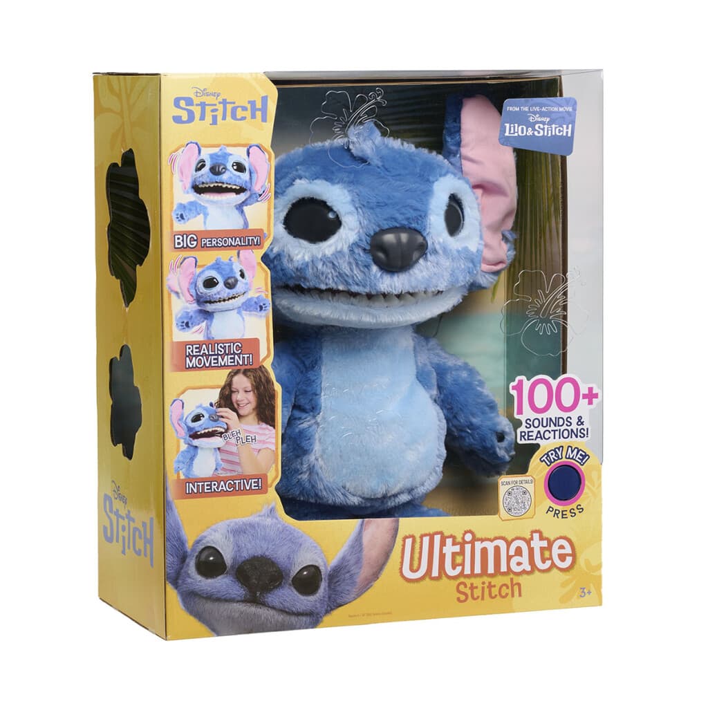 Peluche Interactivo Stitch con Sonido y Reacciones Just Play - 2