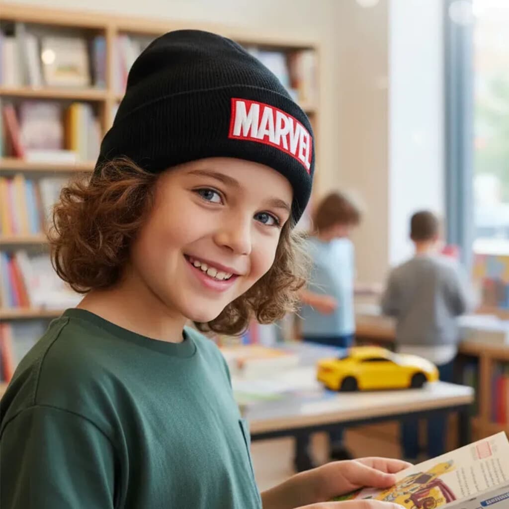 Gorro de Lana Infantil Marvel Oficial - 3