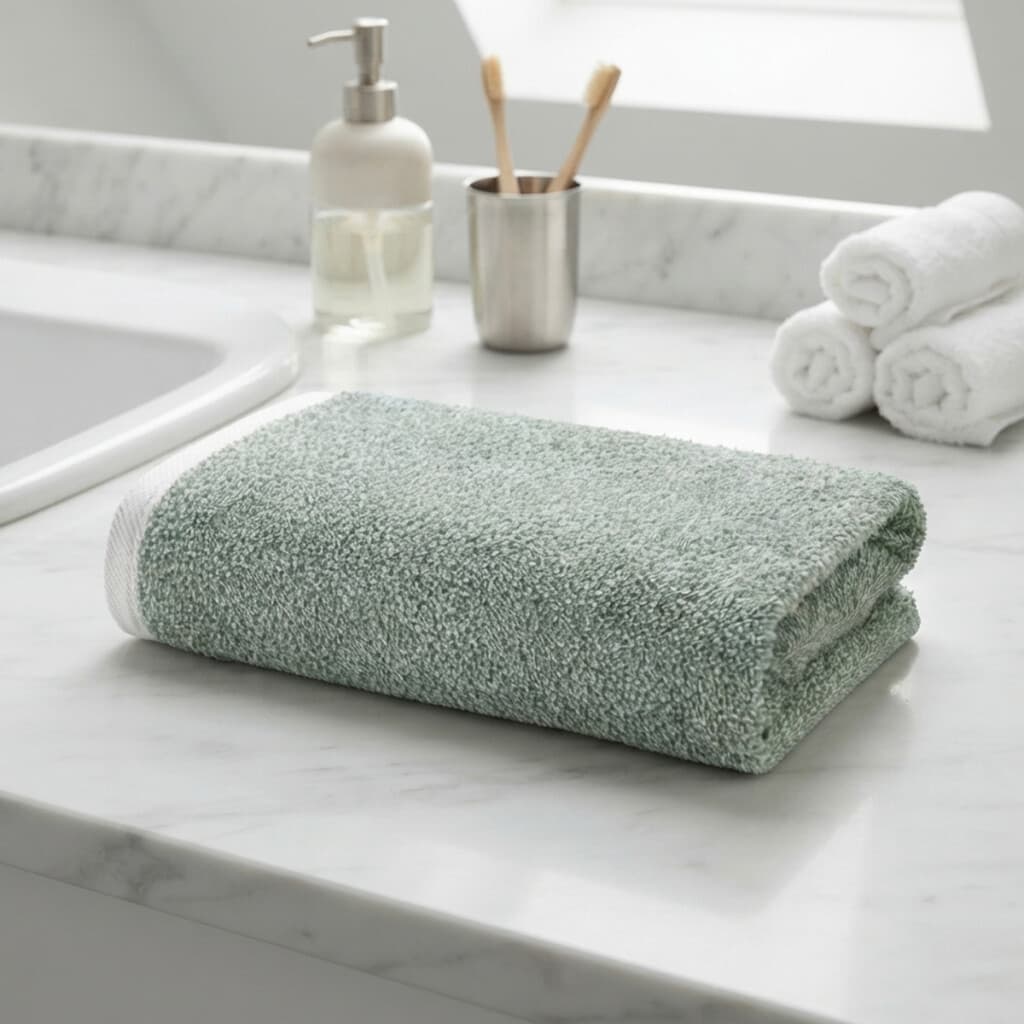 Toalla Mano Dohler Uni Felpa 50 x 90 cm 100% Algodón - VERDE - 1