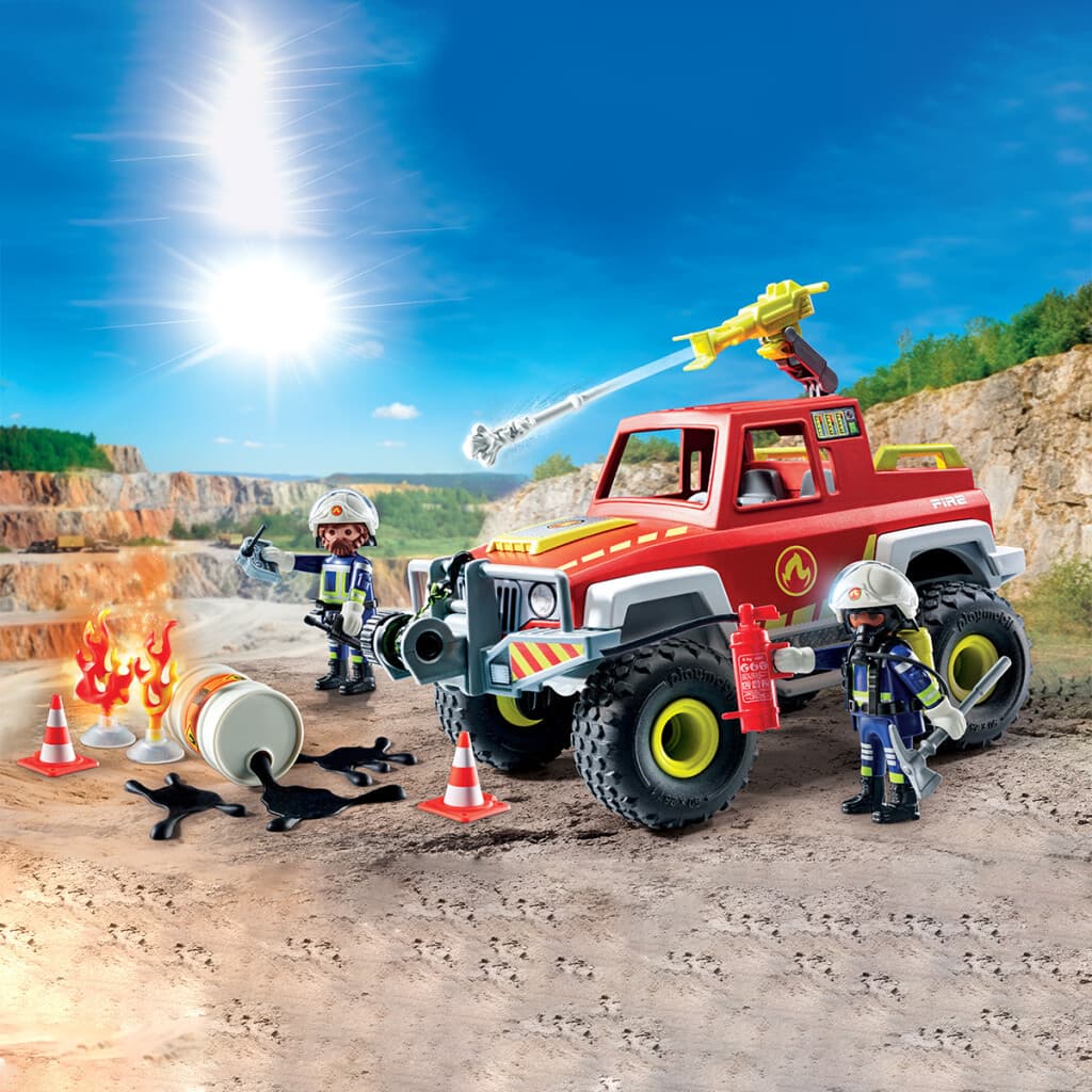 Camioneta de Bomberos Playmobil 68 Piezas - 1