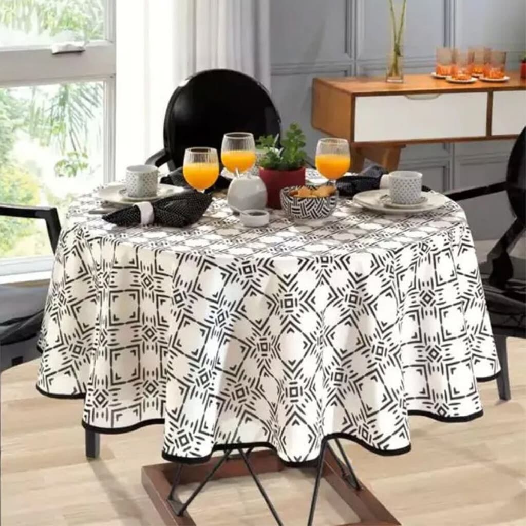 Mantel Redondo Clean Athenas Dohler 160 cm - Elsa - 1