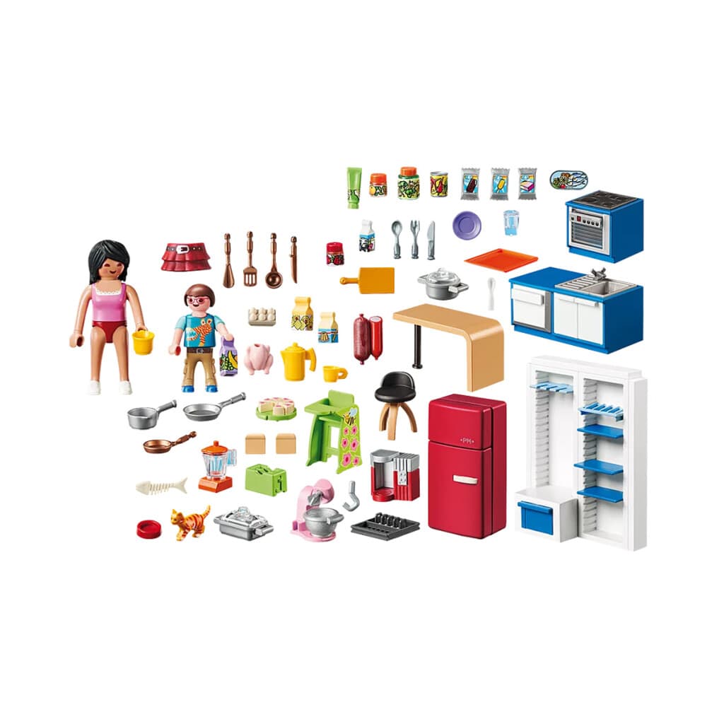 Cocina Completa con Familia Playmobil 129 Piezas - 3
