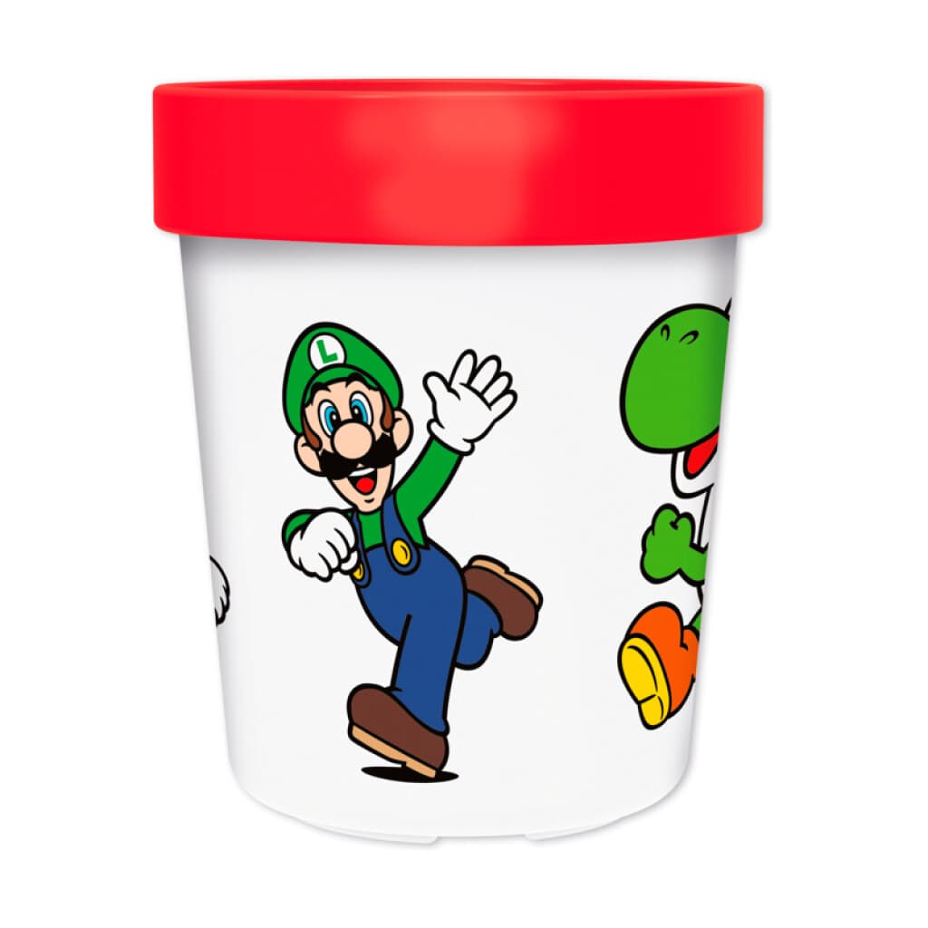 Vaso Bicolor Mario Bros para Microondas 260 ml - 1