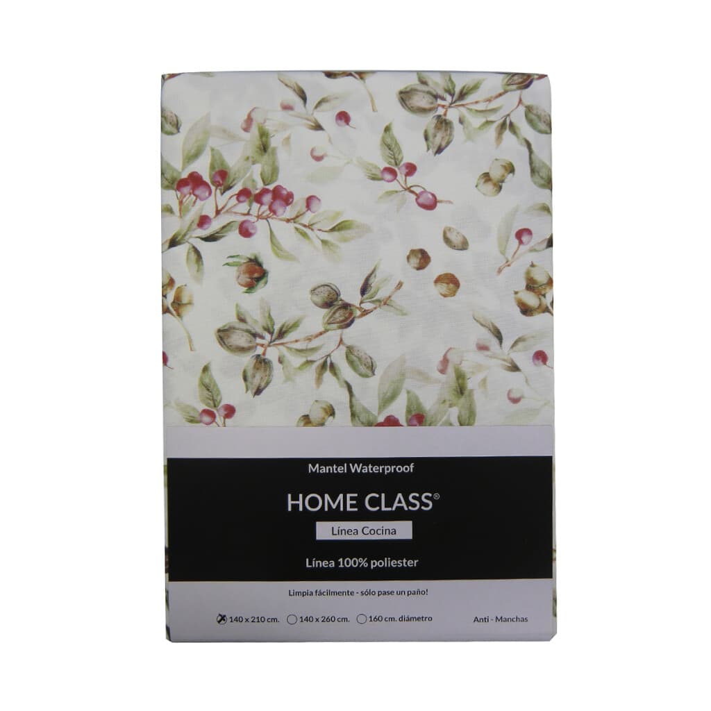 Mantel Waterproof Home Class 140 x 210 cm - 4571 FLOR BLANCO - 2