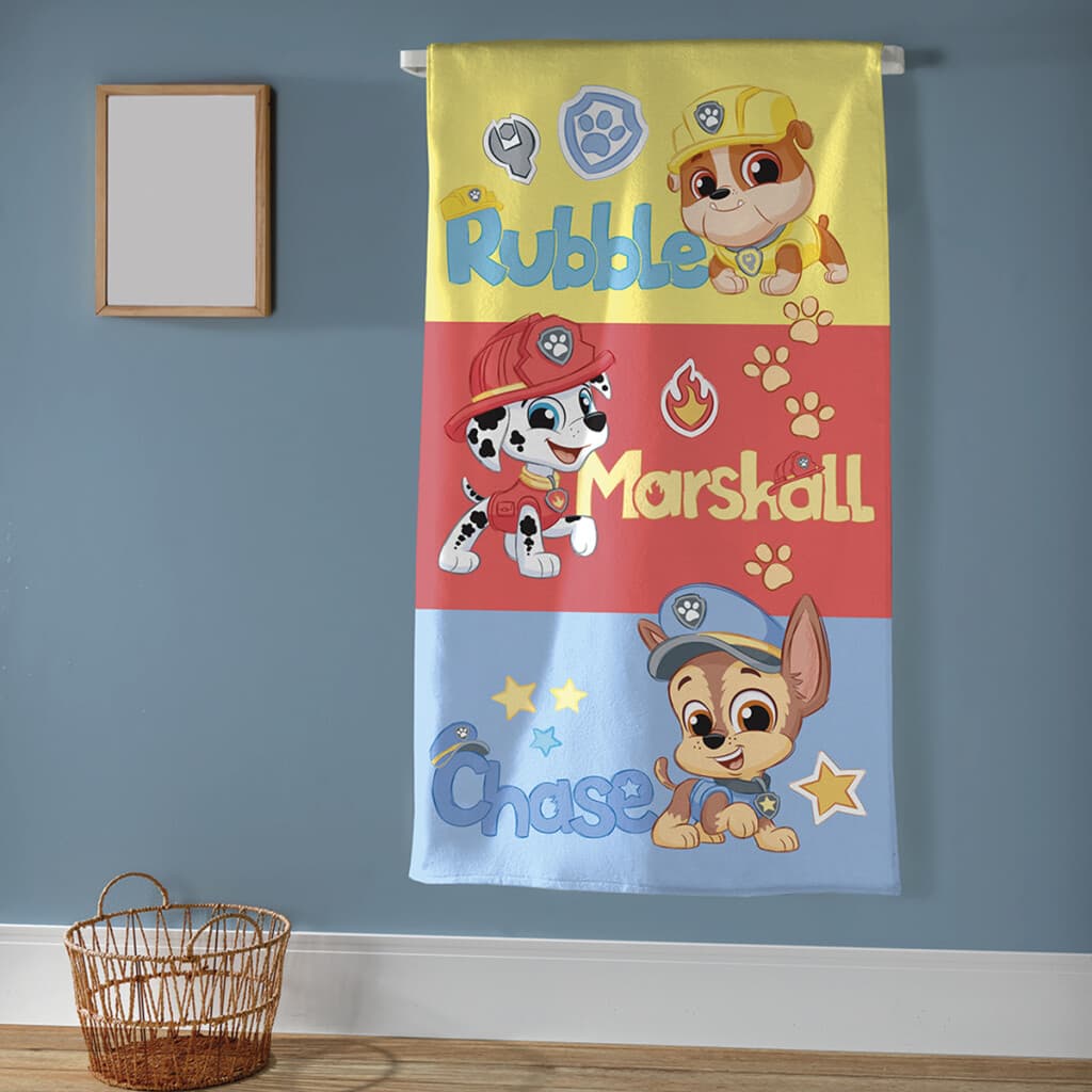Toalla Infantil Playera Paw Patrol 100% Algodón 70 x 130 cm - MULTICOLOR - 2