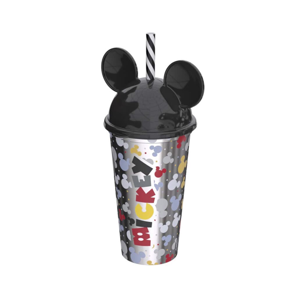 Vaso Plástico Milk Shake con Forma y Pajita Mickey 500 ml - 2